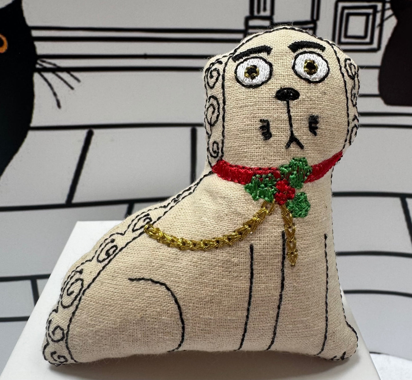 Catnip Cat Toy, Staffordshire Wally Dog