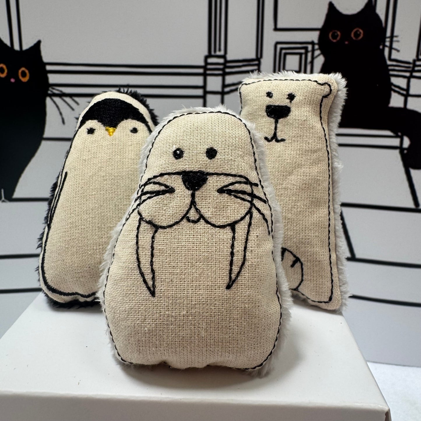 Catnip Frosty Friends Cat Toys