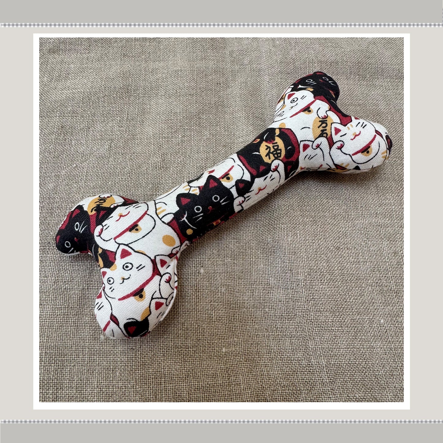 Catnip Cat Toy, Moggies not Doggies Bone