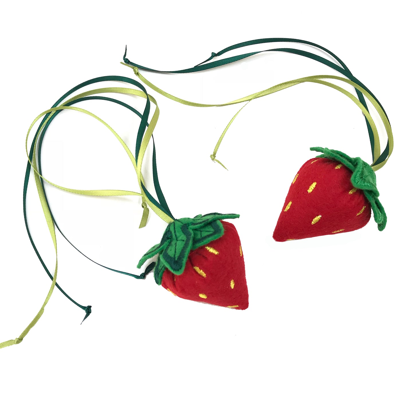 Freak Meowt Luxury Catnip Cat Toys, Gifts for Cats Strawberries, best Cat Toys, Handmade in Wales
