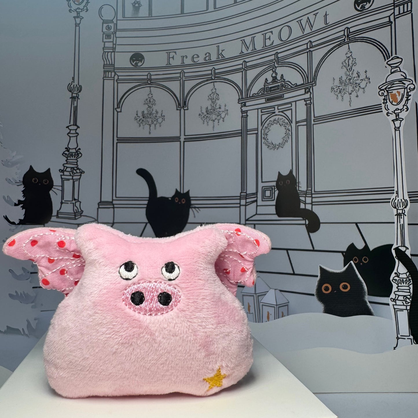 Catnip Flying Pig Cat Toy