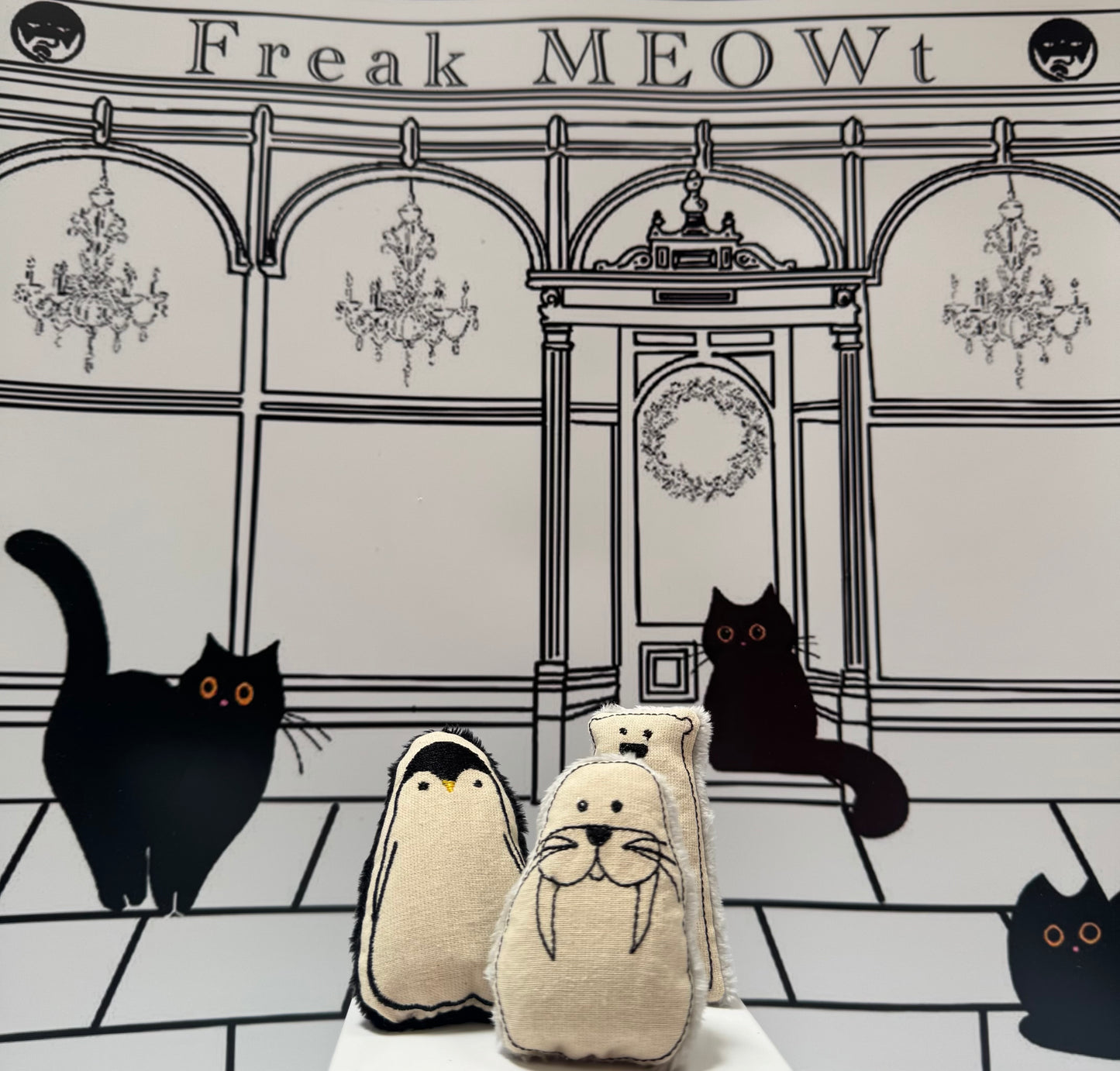 Catnip Frosty Friends Cat Toys
