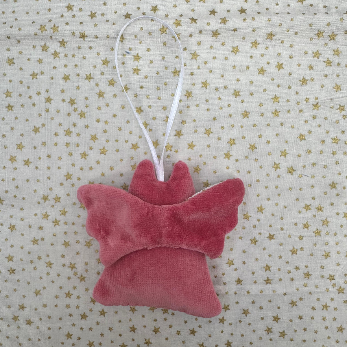 Christmas Tree Decoration, Pink Kitty Angel
