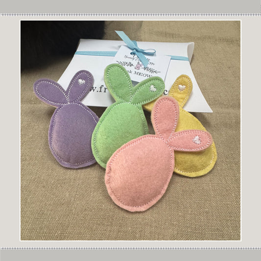 Catnip Cat Toys, Bunny Easter Eggs (pack of four)