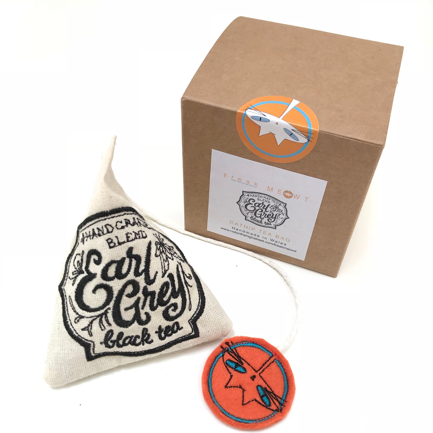 Freak Meowt Luxury Cat Toys, Gifts for Cats Catnip Tea Bag