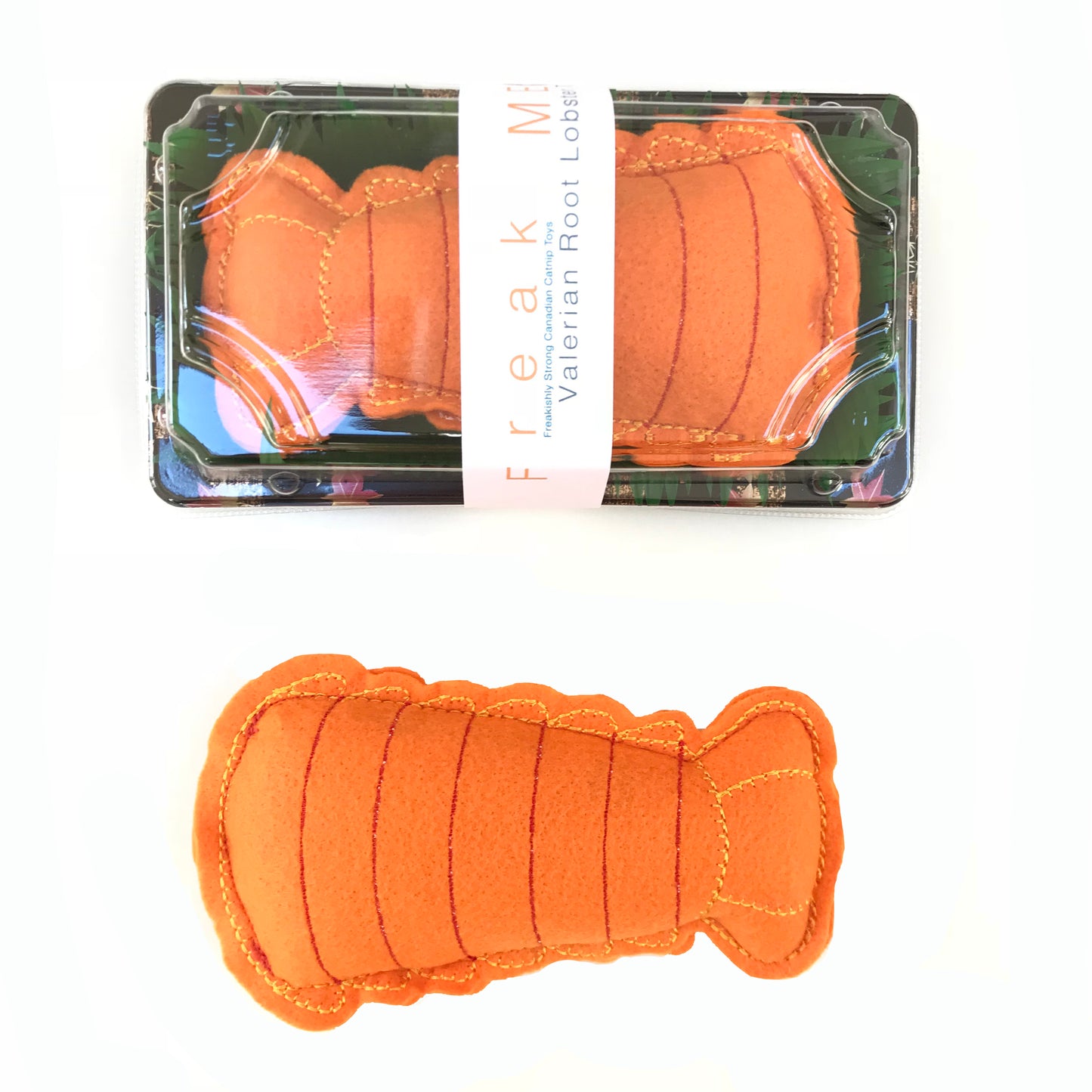 Freak Meowt Luxury Cat Toys, Gifts for Cats Valerian Root Lobster Tail, Best Cat Toys, Handmade in Wales